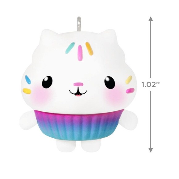 Gabbys Dollhouse Cakey Cat Mini Ornament Hallmark Keepsake 1 Inch - Picture 3 of 4